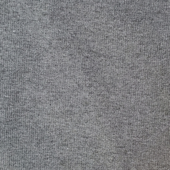 Grey Ribbed Tank Button Snap Accent - Picture 4 of 5